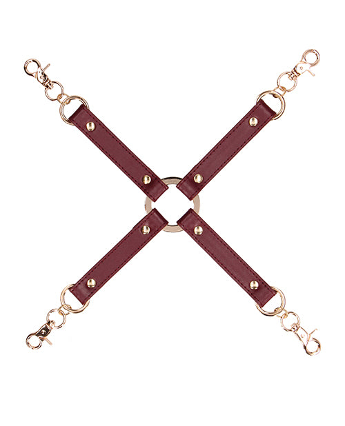 Ouch Shots Ouch Halo Hogtie Connector - Burgundy - Image 3