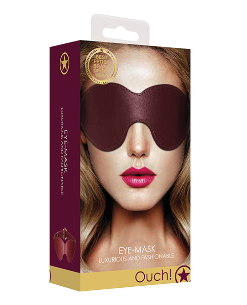 Ouch Shots Ouch Halo Eye Mask - Burgundy