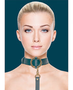 Ouch Shots Ouch Halo Collar with Leash - Green - Image 5