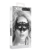 Ouch Shots Ouch Black & White Lace Eye Mask - Empress Black