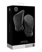 Ouch Shots Ouch Puppy Play Lined Fist Mitts - Black