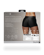 Ouch Shots Ouch! Vibrating Strap On Boxer - Black M/L - Image 2