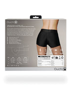 Ouch Shots Ouch! Vibrating Strap On Boxer - Black XS/S - Image 2
