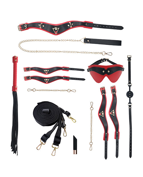 Ouch Shots Ouch! Milan Collection Bondage Kit - Black/Red - Image 3