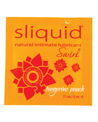 Sliquid Sliquid Naturals Swirl Flavored Lubricant Pillow Pack - .17 oz Peach
