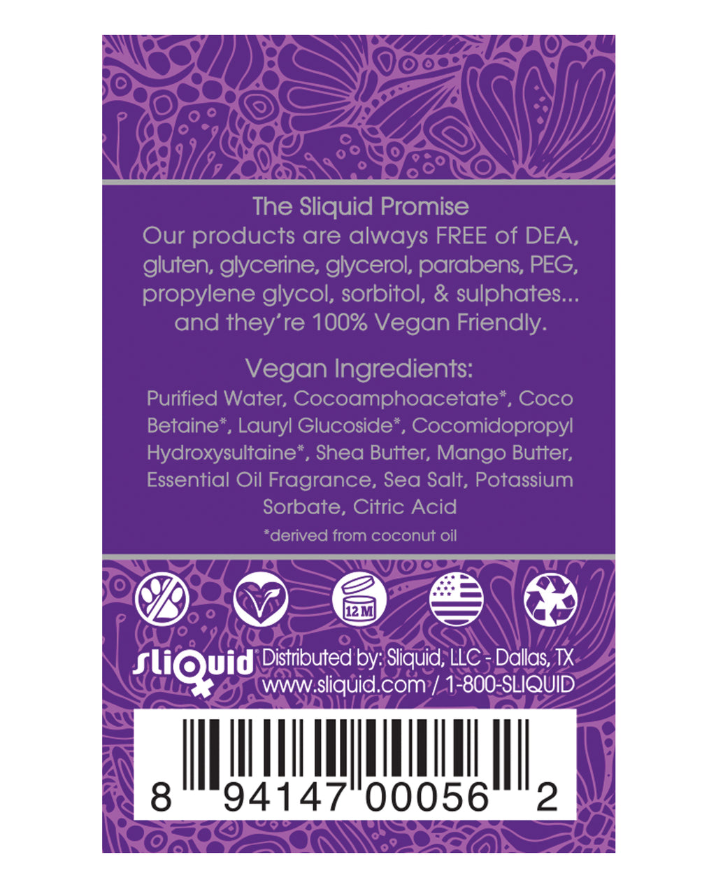 Sliquid Sliquid Balance Soak Bubble Bath - 8.5 oz Cherry Blossom - Image 2