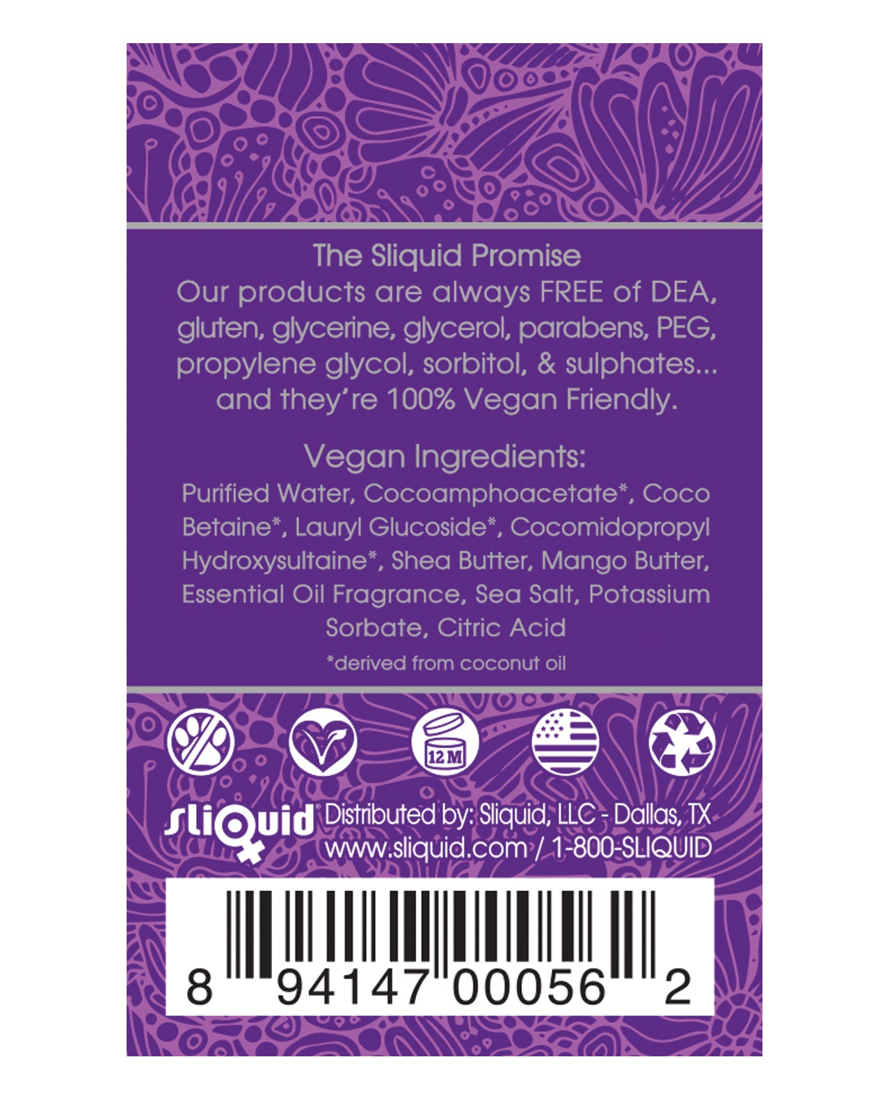 Sliquid Sliquid Balance Soak Bubble Bath - 8.5 oz Cherry Blossom - Image 2