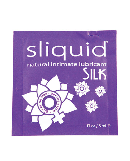 Sliquid Sliquid Naturals Silk Hybrid Lubricant Pillow Pack - .17 oz