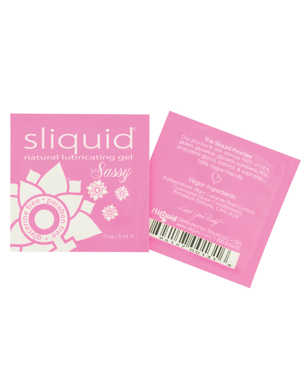 Sliquid Sliquid Naturals Sassy Anal Gel Pillow Pack - .17 oz - Image 2