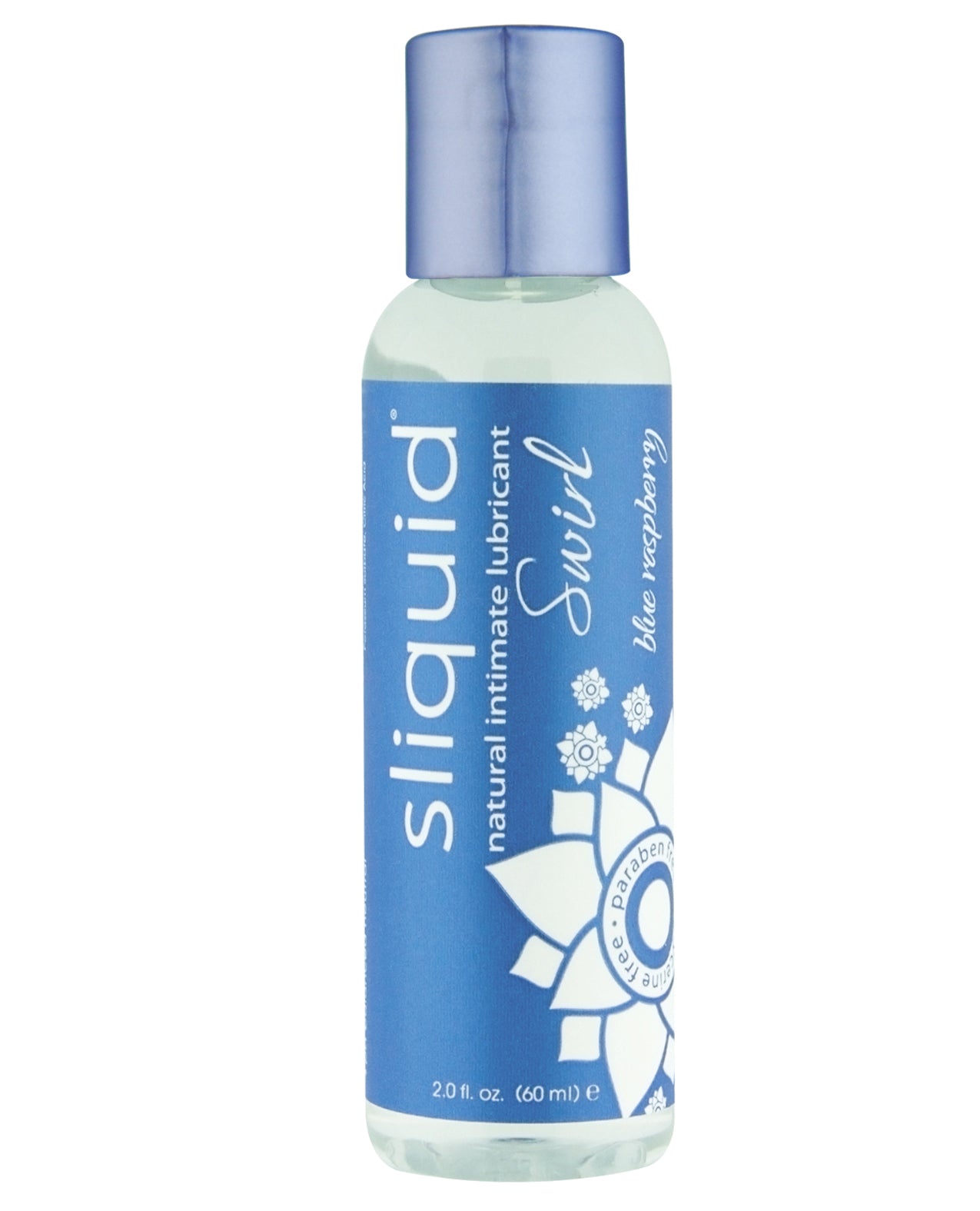 Sliquid Sliquid Naturals Swirl Flavored Lubricant - 2 oz Blue Raspberry