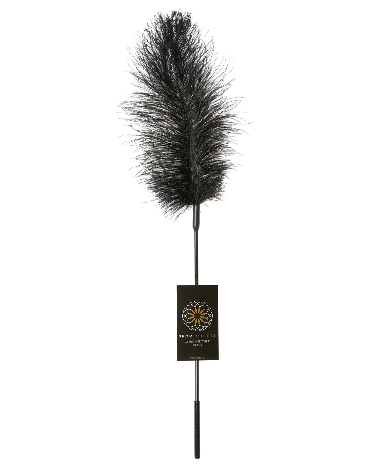 Sportsheets Sportsheets Ostrich Feather Body Tickler - Black
