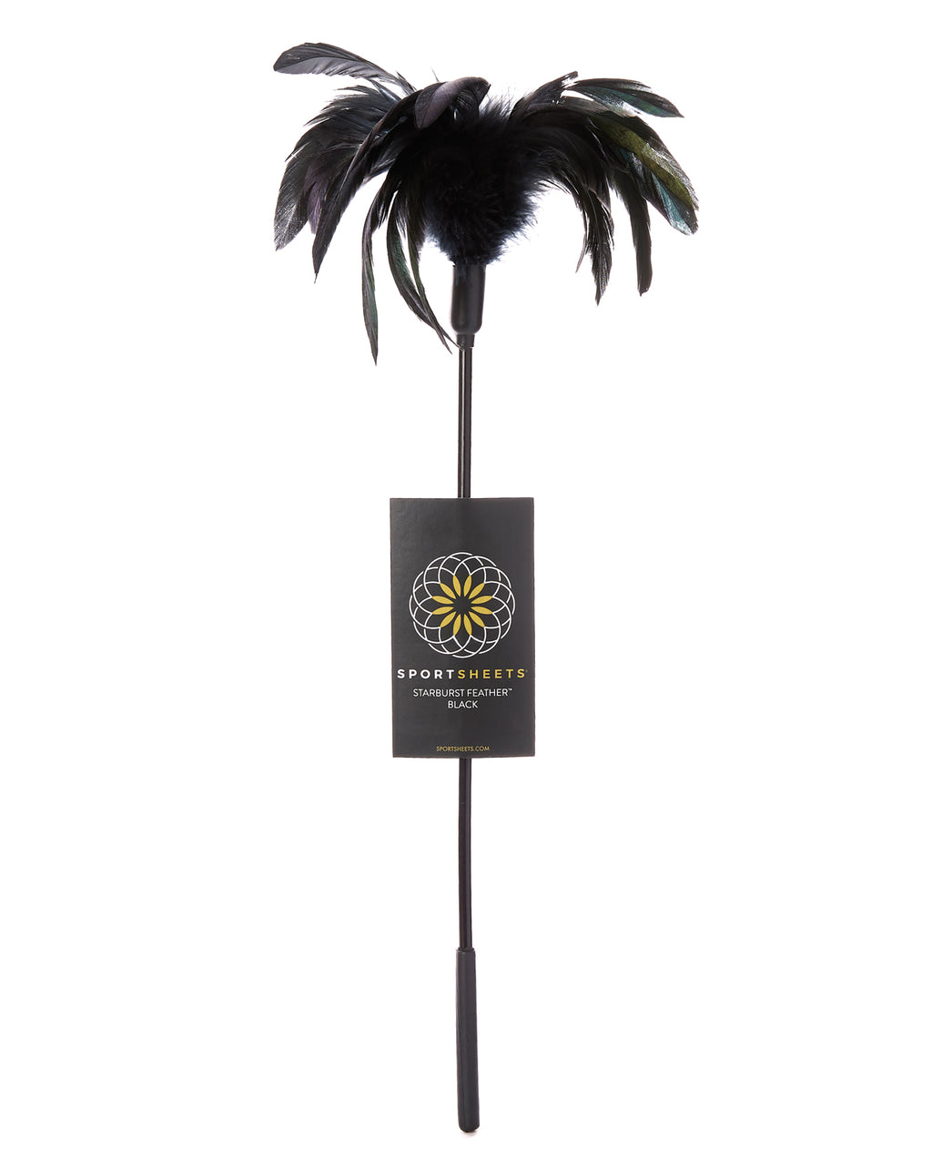 Sportsheets Sportsheets Starburst Feather Body Tickler - Black