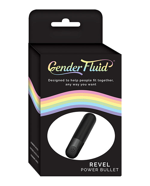 Gender Fluid Gender Fluid Revel Power Bullet - Matte Black - Image 2
