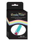 Gender Fluid Gender Fluid Revel Power Bullet - Aqua - Image 2