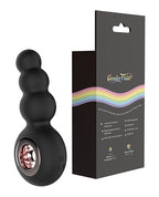 Gender Fluid Gender Fluid Quiver Anal Ring Bead Vibe - Black - Image 4