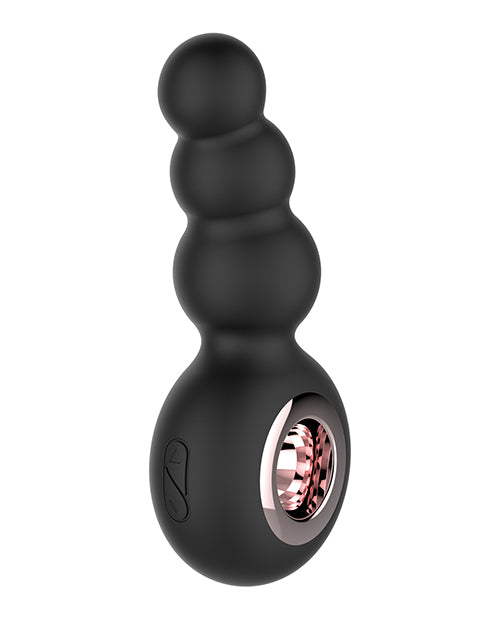 Gender Fluid Gender Fluid Quiver Anal Ring Bead Vibe - Black - Image 2