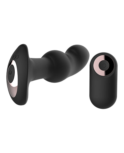 Gender Fluid Gender Fluid Frission Anal Vibe with Remote - Black - Image 2