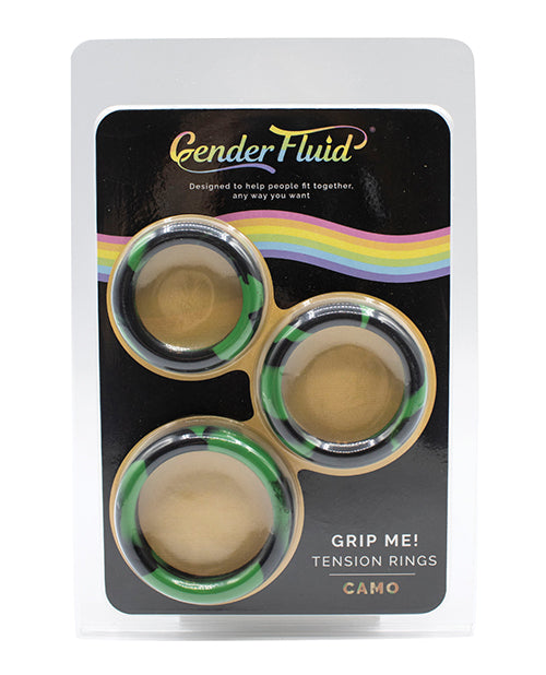 Gender Fluid Gender Fluid Grip Me! Tension Ring Set - Camo - Image 2