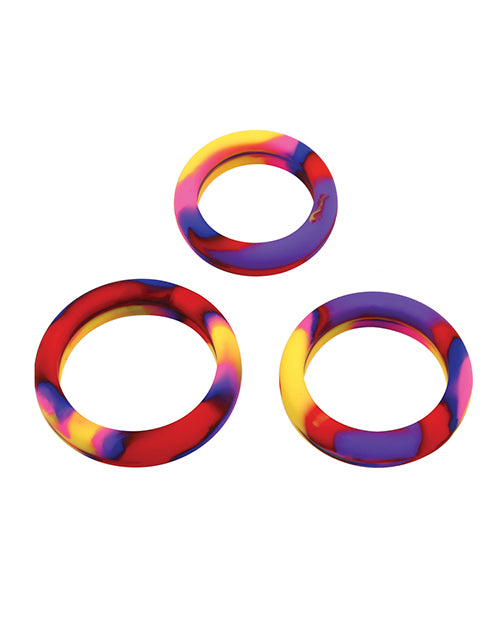 Gender Fluid Gender Fluid Grip Me! Tension Ring Set - Tie Dye