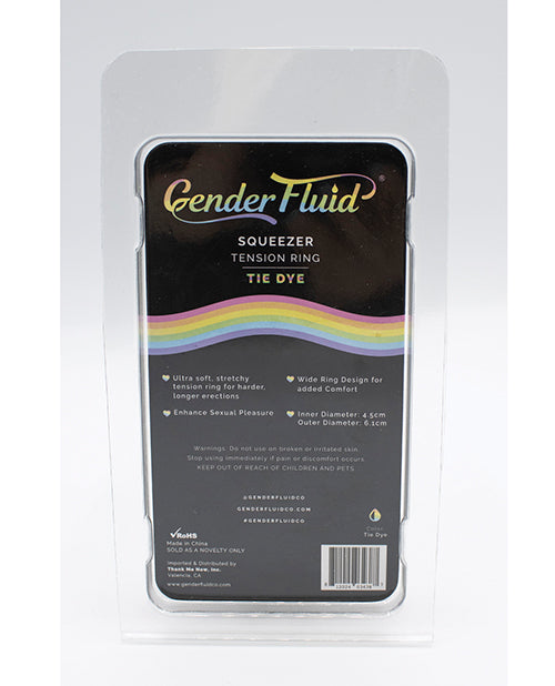 Gender Fluid Gender Fluid Squeezer Tension Ring - Tie Dye - Image 3