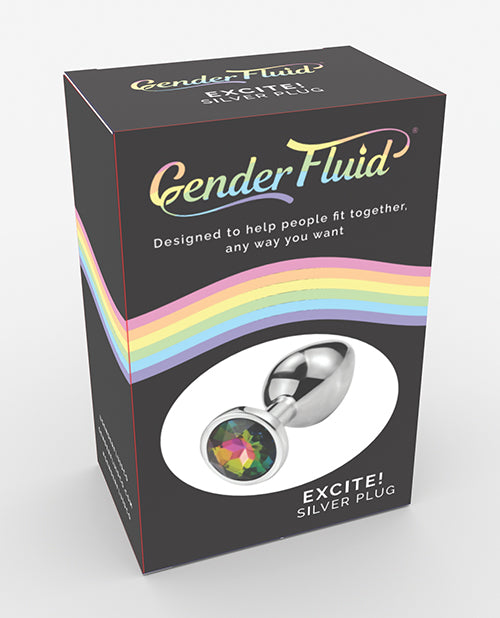 Gender Fluid Gender Fluid Excite! Plug - Silver - Image 3