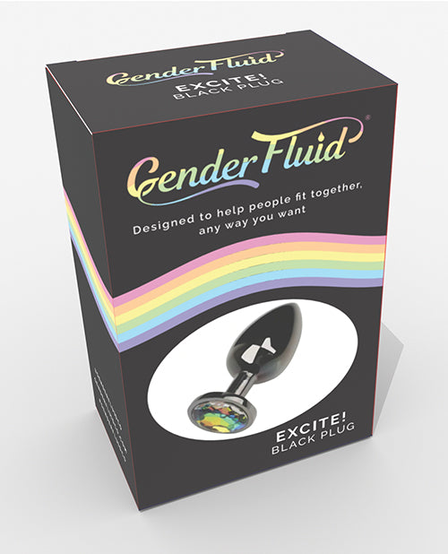 Gender Fluid Gender Fluid Excite! Plug - Black - Image 2
