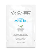 Wicked Sensual Care Wicked Sensual Care Simply Aqua Water Based Lubricant - .1 oz