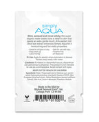 Wicked Sensual Care Wicked Sensual Care Simply Aqua Water Based Lubricant - .1 oz - Image 2