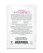 Wicked Sensual Care Wicked Sensual Care Simply Hybrid Lubricant - .1 oz - Image 2