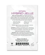 Wicked Sensual Care Wicked Sensual Care Simply Hybrid Jelle Lubricant - .1 oz - Image 2