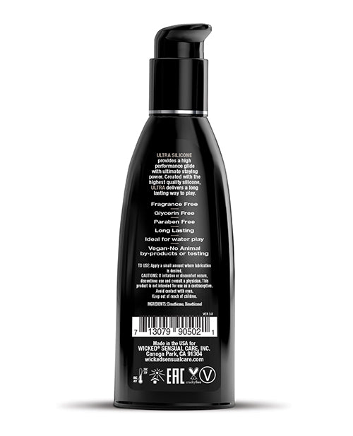Wicked Sensual Care Wicked Sensual Care Ultra Silicone Based Lubricant - 2 oz Fragrance Free - Image 2
