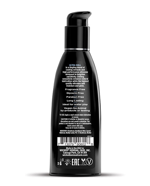Wicked Sensual Care Wicked Sensual Care Ultra Chill Cooling Sensation Silicone Based Lubricant - 2 oz - Image 2
