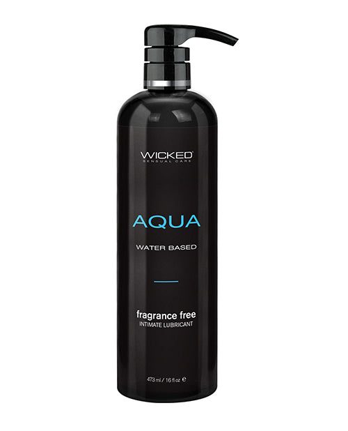 Wicked Sensual Care Wicked Sensual Care Aqua Water-Based Lubricant - 16 oz Fragrance Free