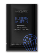 Wicked Sensual Care Wicked Sensual Care Water Based Lubricant - .1 oz Blueberry Muffin