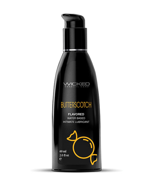 Wicked Sensual Care Wicked Sensual Care Aqua Flavored Lubricant - 2 oz Butterscotch