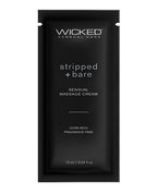 Wicked Sensual Care Wicked Sensual Care Stripped & Bare Unscented Massage Cream - .34 oz