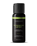 Wicked Sensual Care Wicked Sensual Care Lemongrass & Ginger Massage Oil - 4 oz