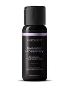 Wicked Sensual Care Wicked Sensual Care Lavender & Rosemary Massage Oil - 4 oz