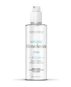 Wicked Sensual Care Wicked Sensual Care Simply Timeless Aqua Water-Based Lubricant - 4 oz