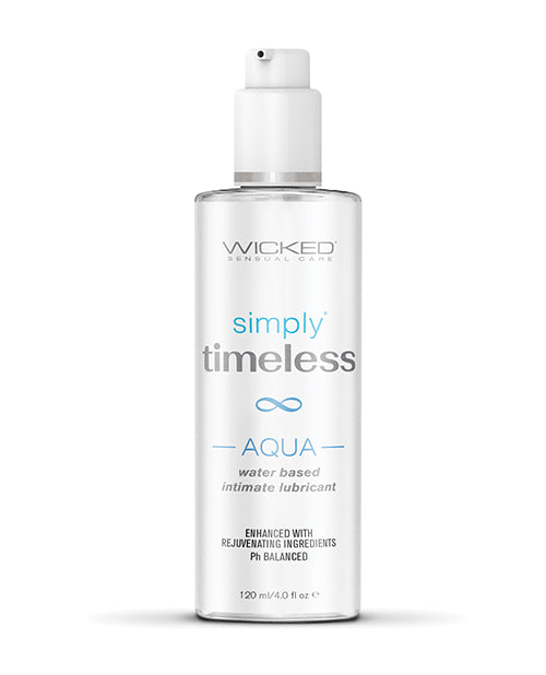 Wicked Sensual Care Wicked Sensual Care Simply Timeless Aqua Water-Based Lubricant - 4 oz