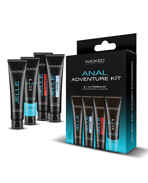 Wicked Sensual Care Wicked Sensual Care Anal Adventure Kit - 4 x 1 oz