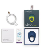 We-Vibe We-Vibe Pivot Vibrating Penis Ring - Blue - Image 5