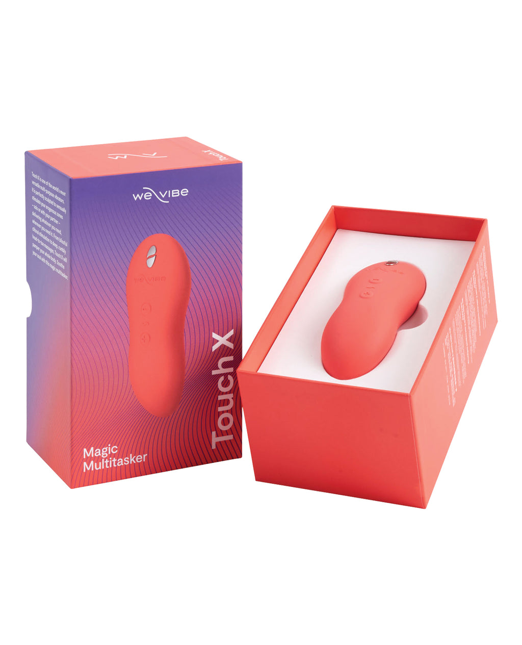 We-Vibe We-Vibe Touch X Lay-On Vibrator - Crave Coral - Image 4
