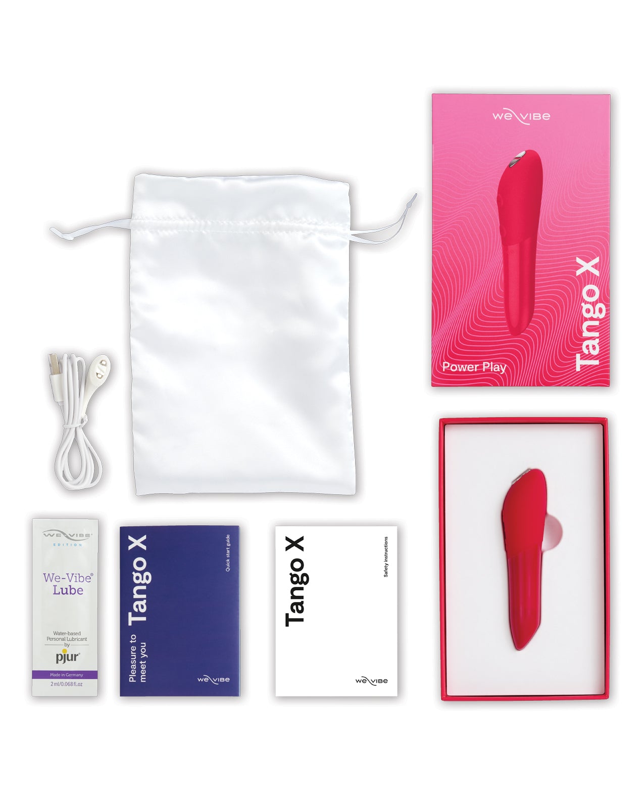 We-Vibe We-Vibe Tango X Bullet Vibrator - Cherry Red - Image 5