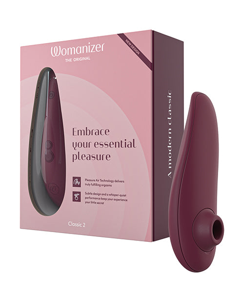 Womanizer Womanizer Classic 2 Clitoral Stimulator - Bordeaux - Image 2