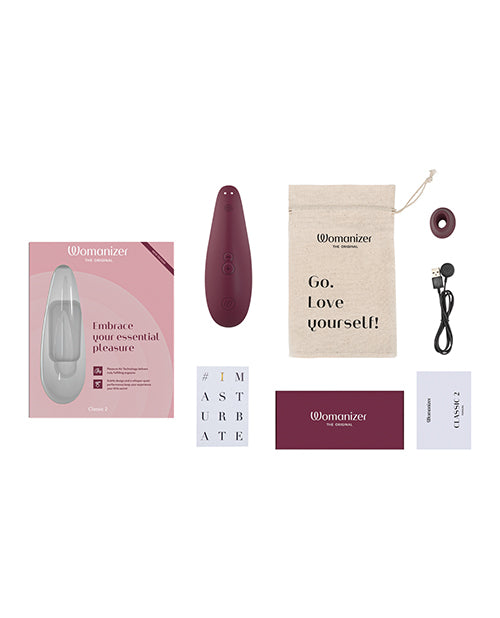 Womanizer Womanizer Classic 2 Clitoral Stimulator - Bordeaux - Image 5