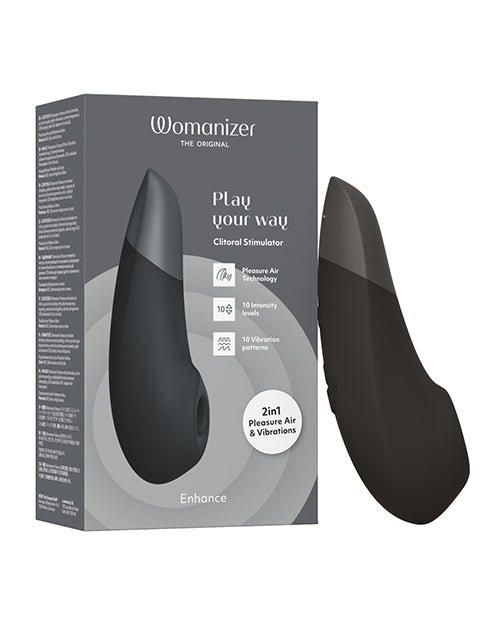 Womanizer Womanizer Enhance 2-in-1 Pleasure Air & Vibrations - Black - Image 5